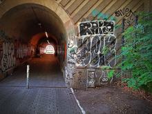 Tunel w Munzenviertal w Hamburgu i dwóch konsumentów Heroiny