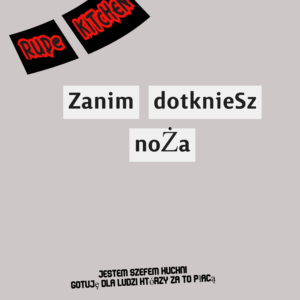 Okładka ebooka Zanim dotkniesz noża - Rude Kitchen, autor Piotr Krupa